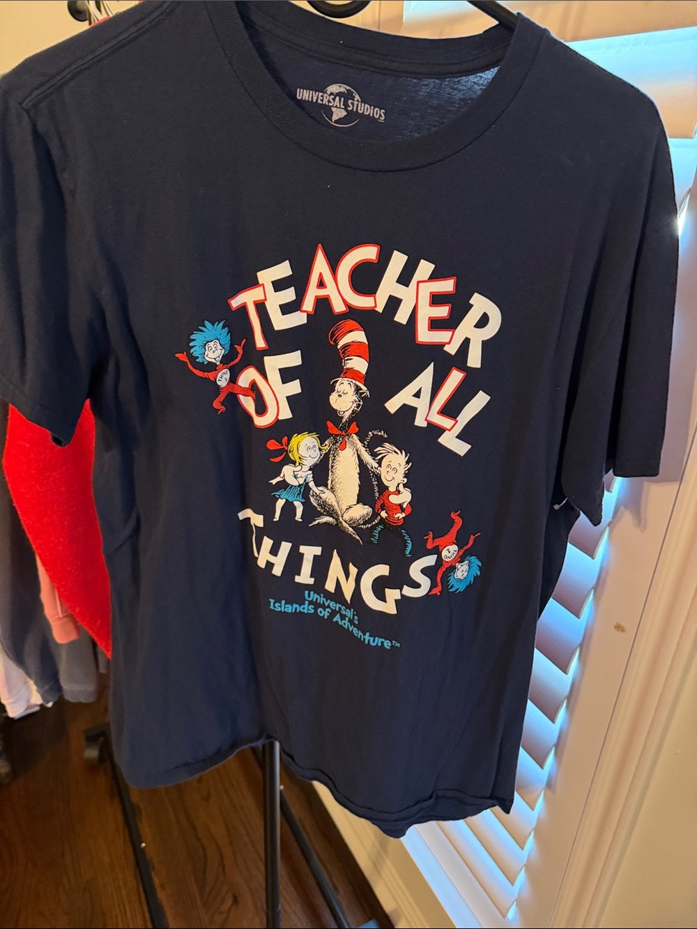 Universal "Teacher of All Things" Navy Dr. Seuss Tee